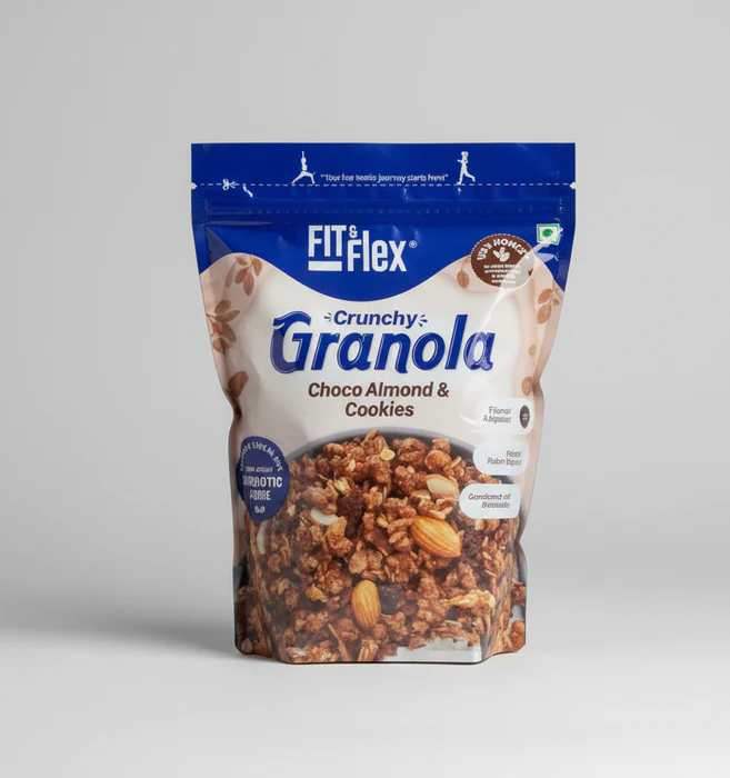 FIT&FLEX GRANOLA CHOCO ALMOND & COOKIES 275 GM